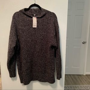 UNIQLO WOMEN OVERSIZED HIGH NECK TUNIC SIZE: S